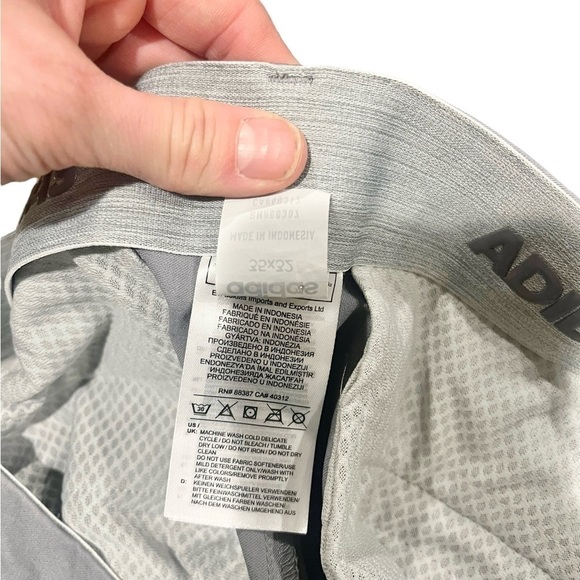 Adidas Gray Mens Golf Pants Size 35 x 32 Flat Front Light Weight UPF - Picture 5 of 6